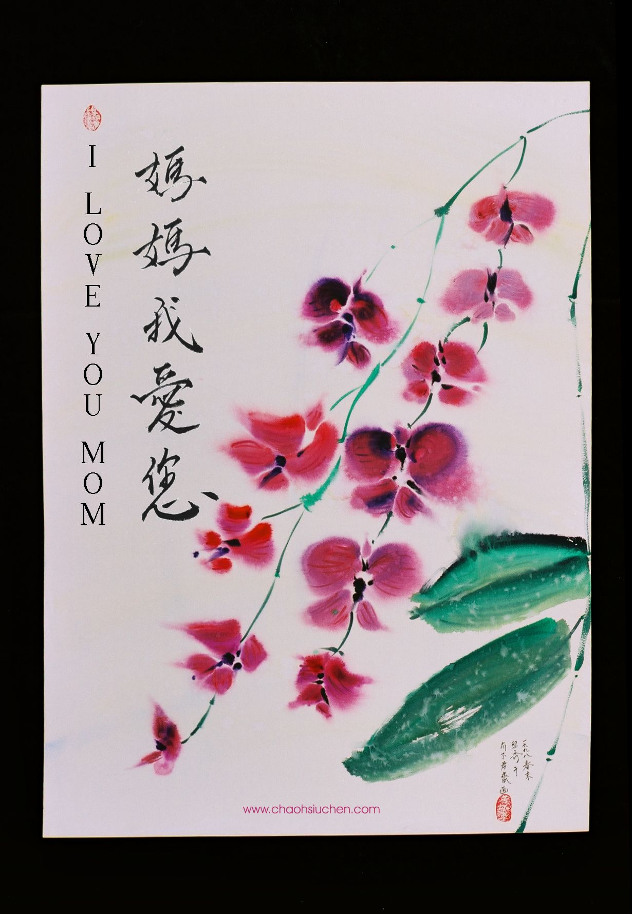 Chao Hsiu Chen  I Love You Mom Greeting Card